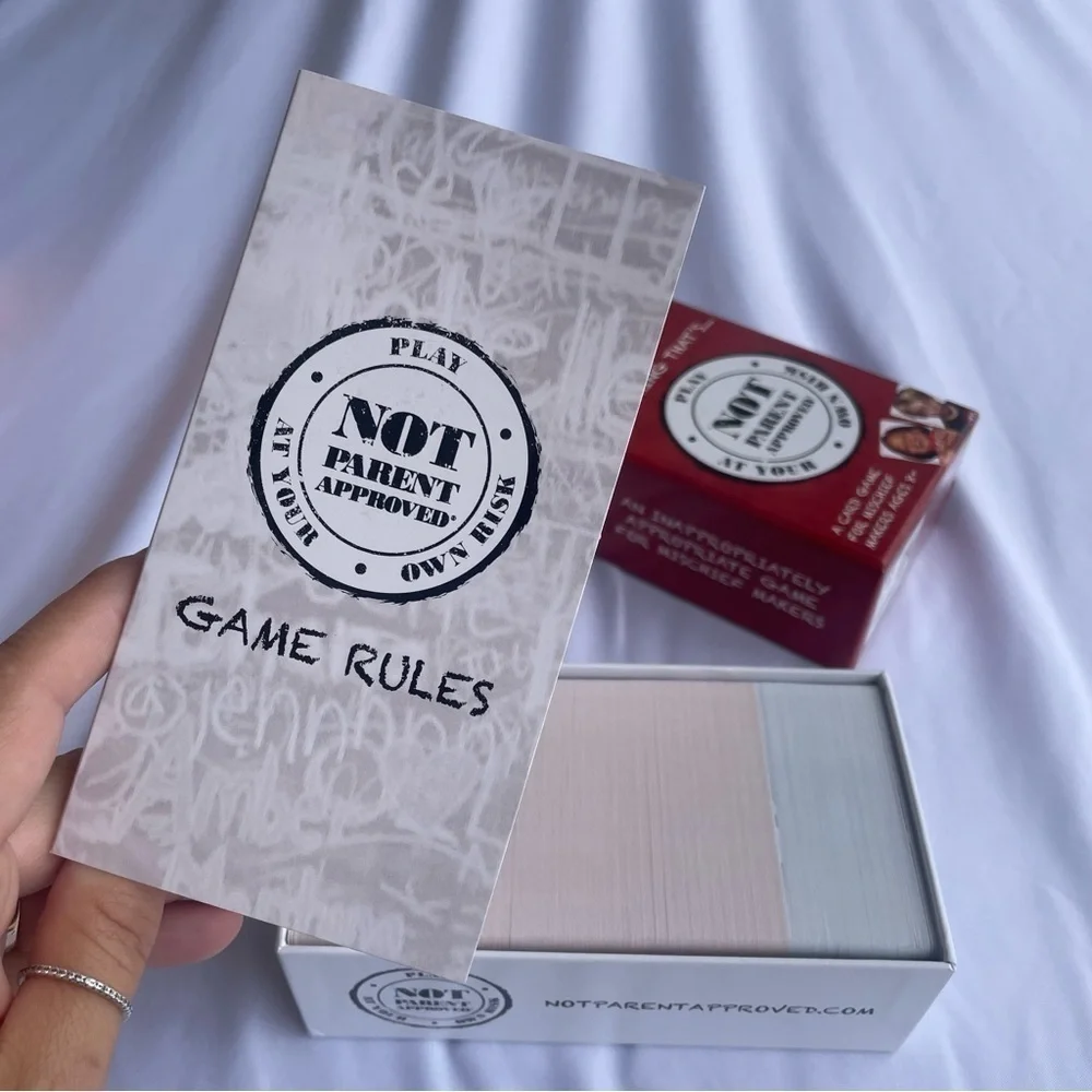 NOT Parent Approved Game Fun & Mischievous Card Game Ages 8+